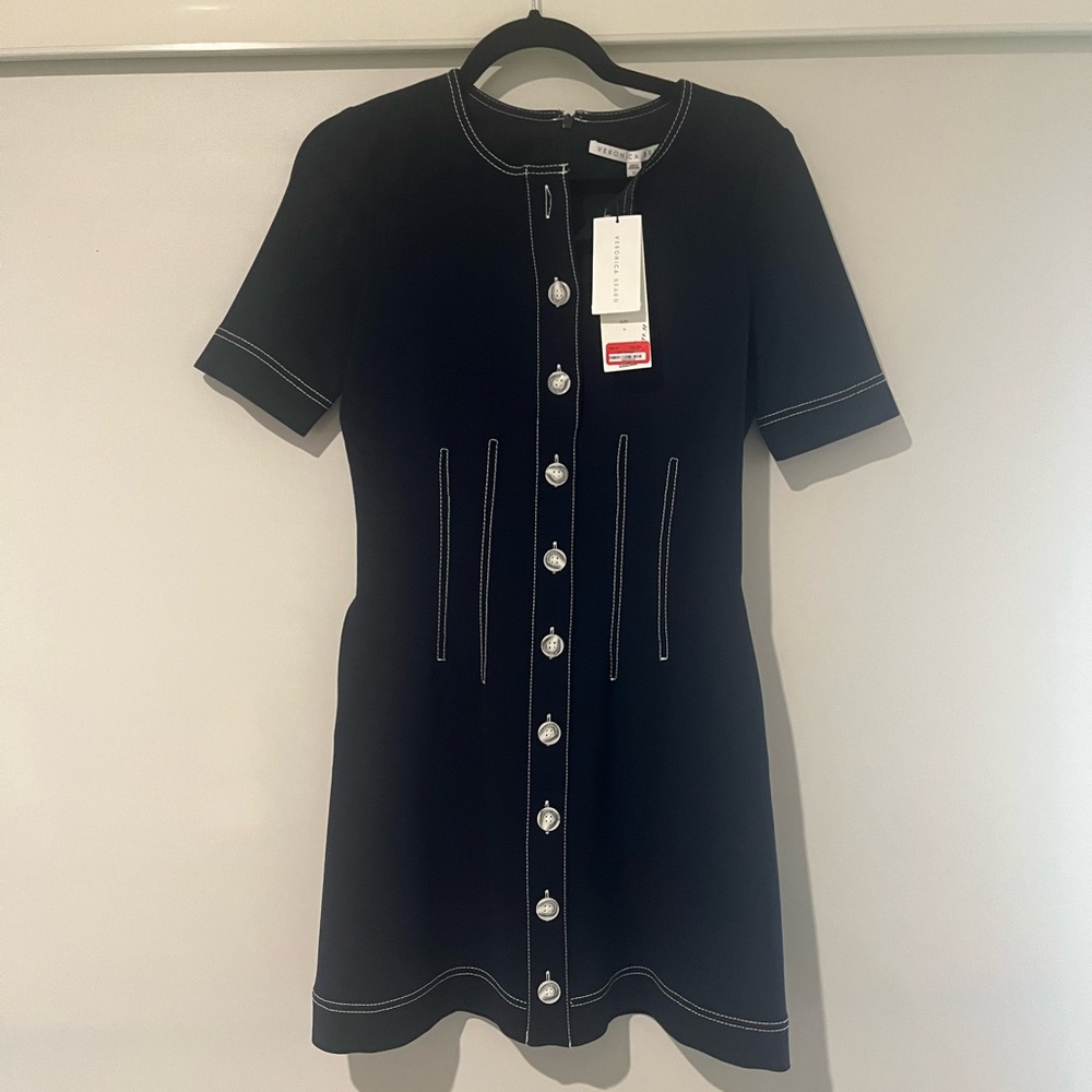 Veronica Beard Black Mini Dress